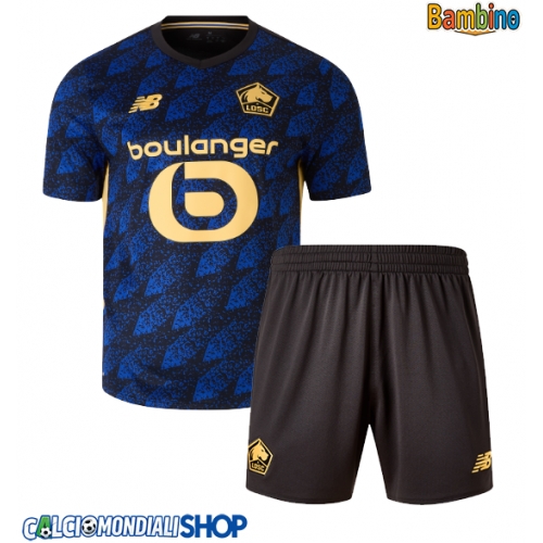 Maglie da calcio Lille OSC Terza Maglia Bambino 2025-26 Manica Corta + Pantaloni corti)